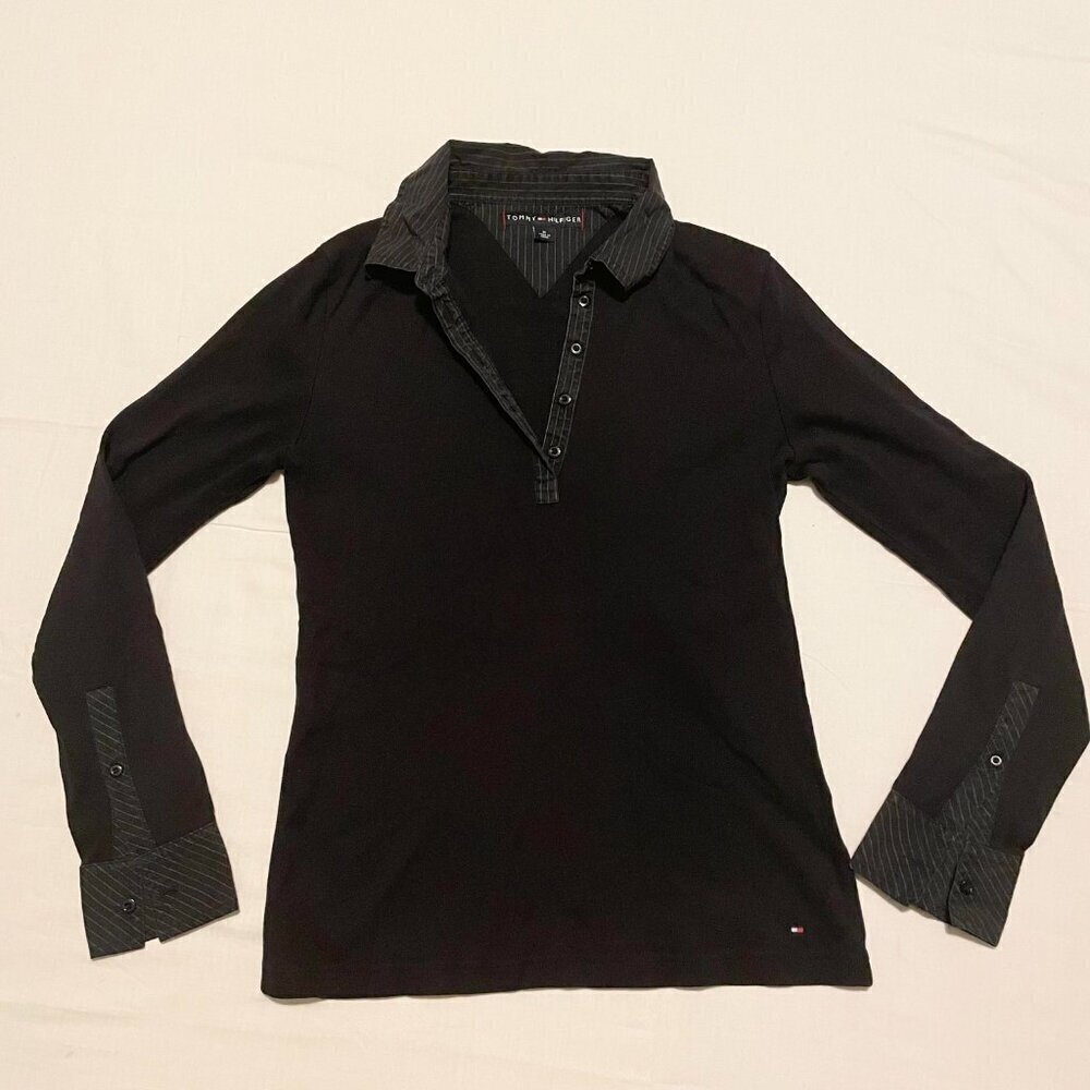 Tommy Hilfiger Long Sleeve Womens Shirt Size Medium